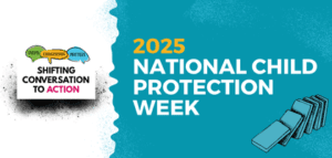 national child protection week 2025 blue aqua