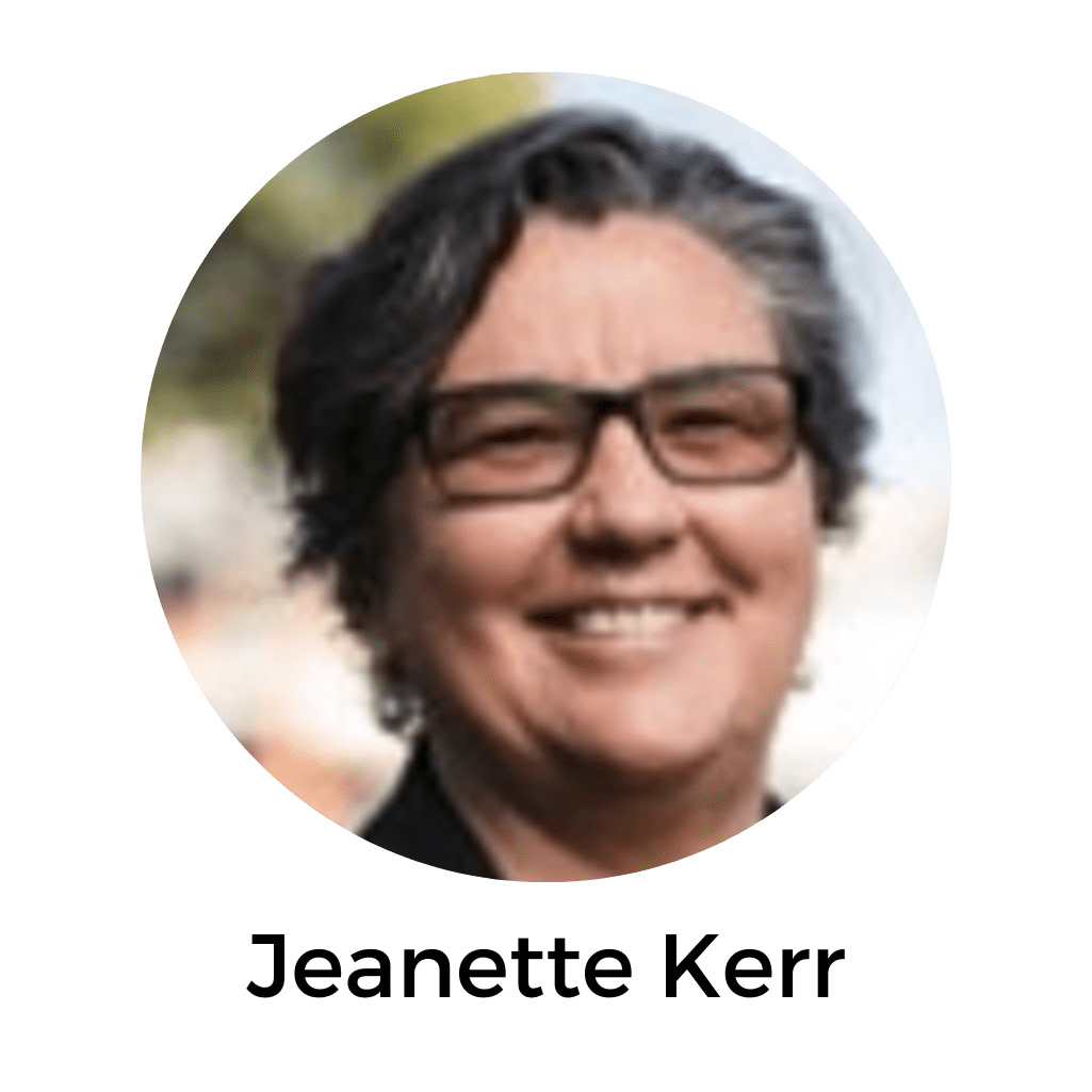 Headshot of Jeanette Kerr, webinar presenter