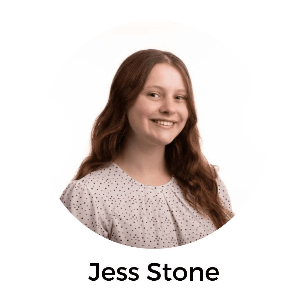 Headshot of Jess Stone, webinar presenter