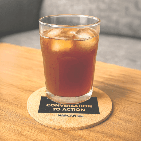 Shifting Conversation to Action Eco Cork Coaster - Image 2