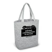Shifting Conversation to Action Tote | Grey Felt
